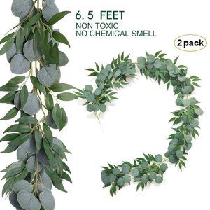 2 Pack Artificial Eucalyptus Garland